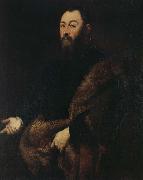 Jacopo Tintoretto Gentleman Portrait Spain oil painting artist